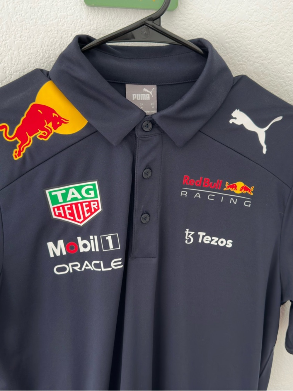 Men's Red Bull Racing Navy Red Bull Racing Polo